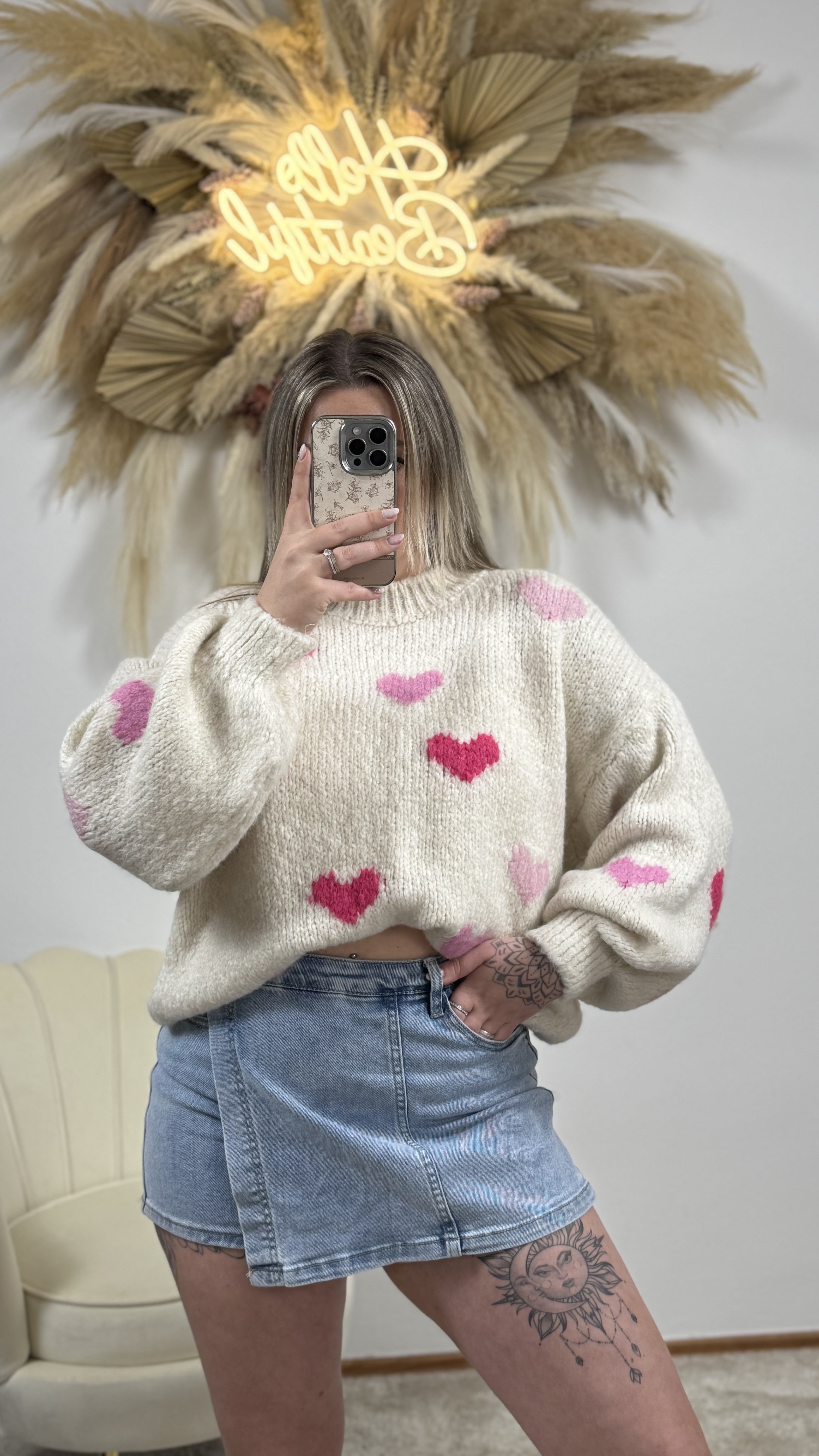 Kuschel-Pullover Herzie