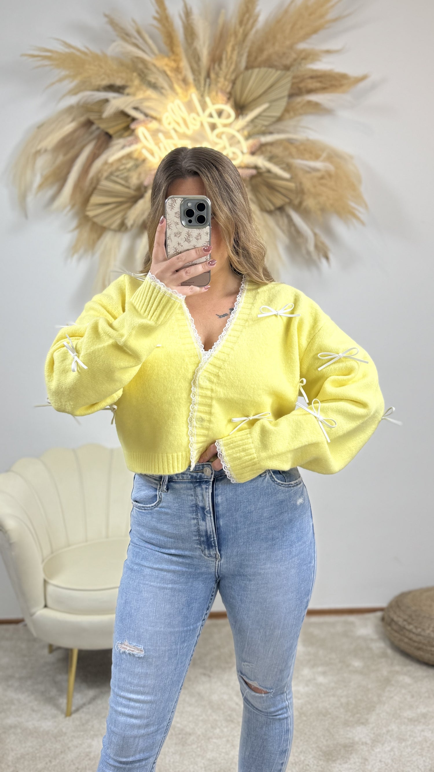 Cardigan Cutie | Gelb