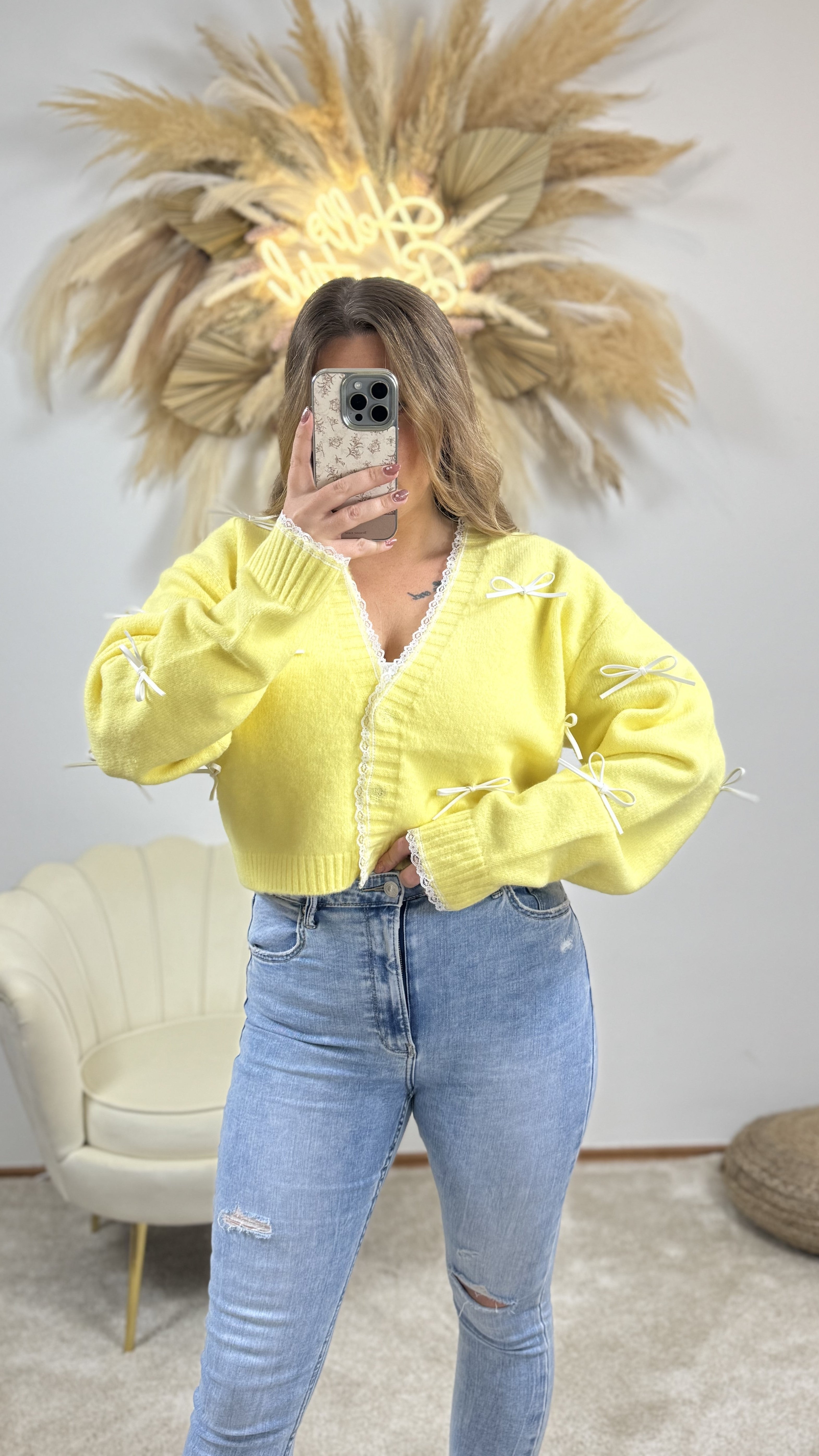 Cardigan Cutie | Gelb
