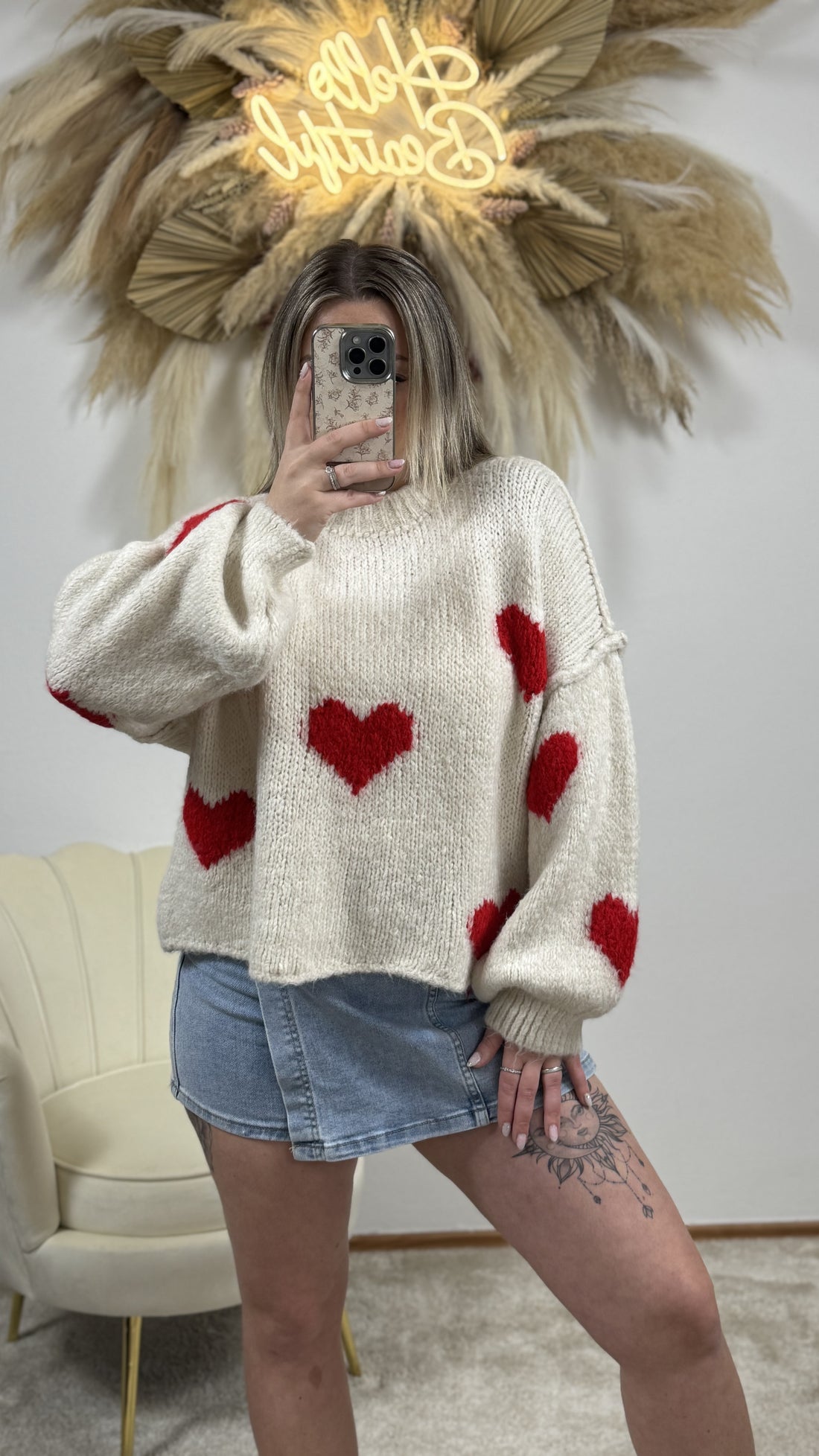 Kuschel-Pullover Herzie