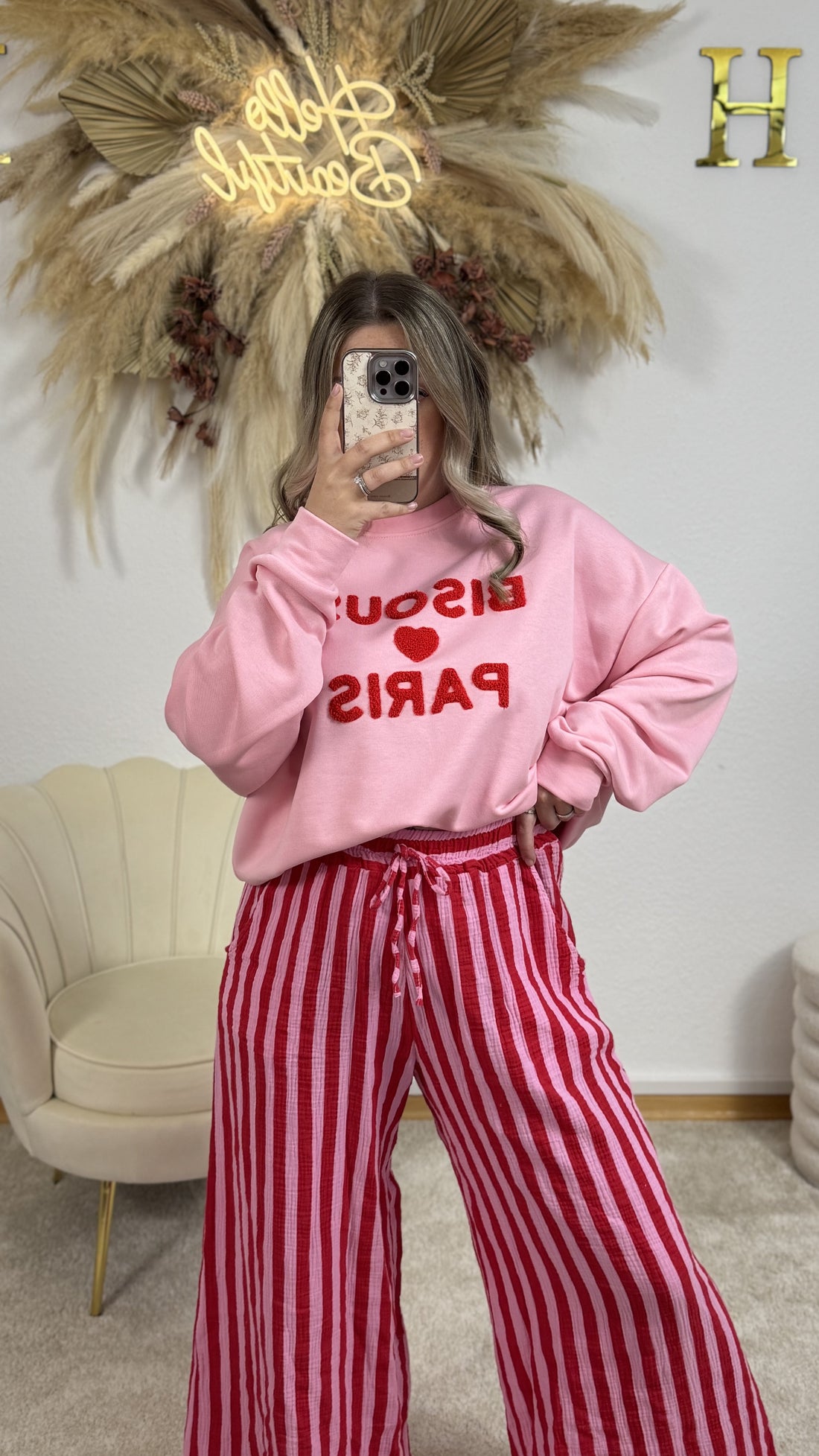 Musselin Hosen Stripes