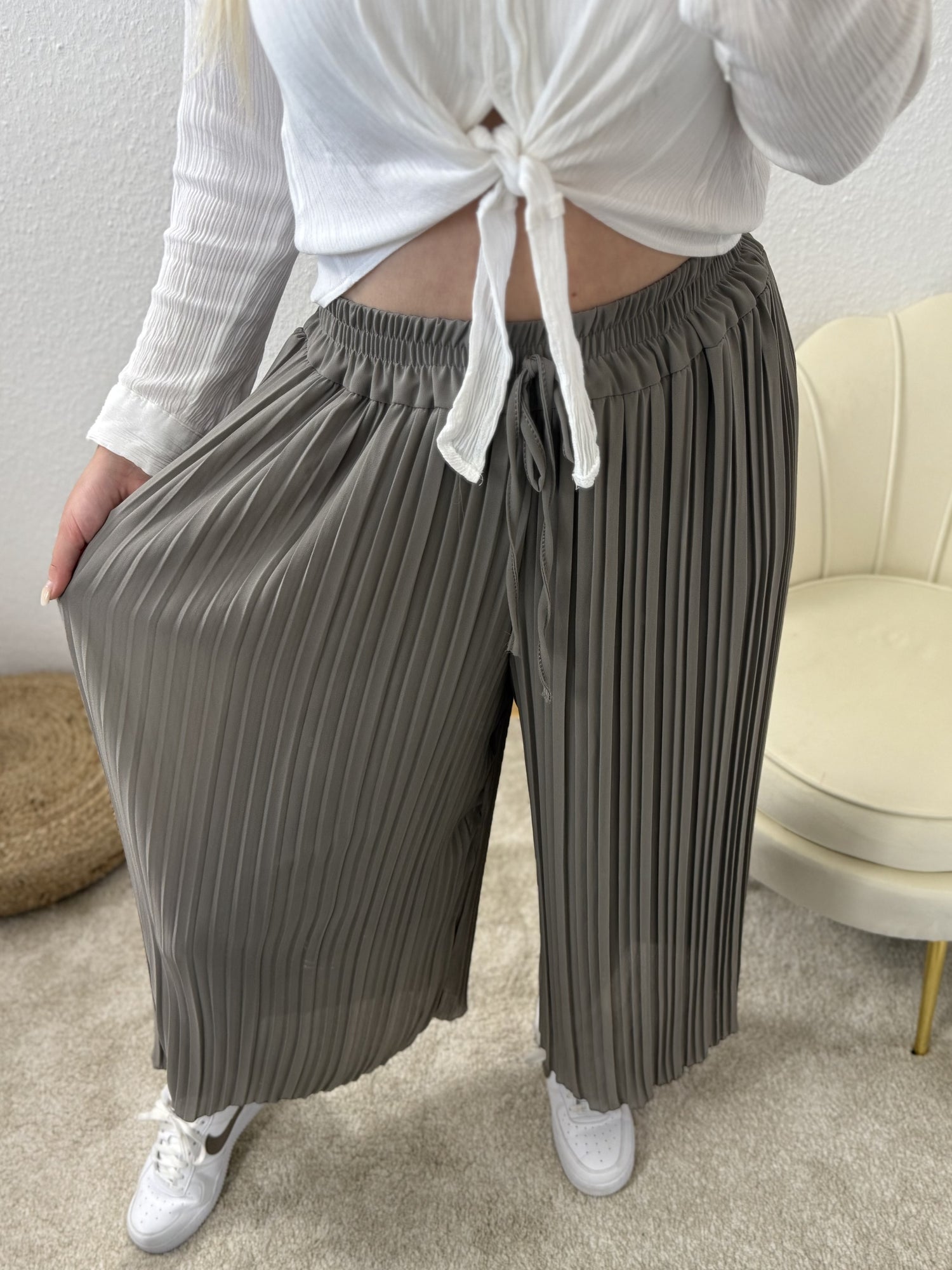 Plissee-Hose